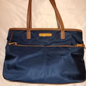 Women's blue Michael Kors purse